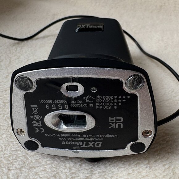 Ergonomic Vertical Mouse for Left and Right Hand, Kinesis DXT Wired - Picture 7 of 8